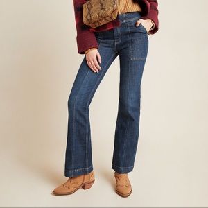 Anthropologie High-Rise Utility Bootcut Jeans